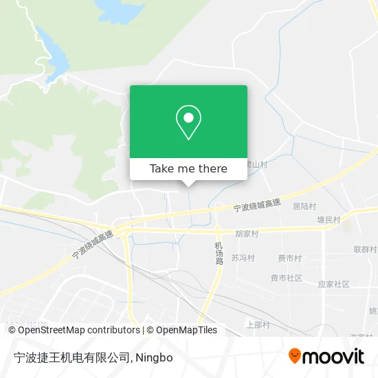 宁波捷王机电有限公司 map