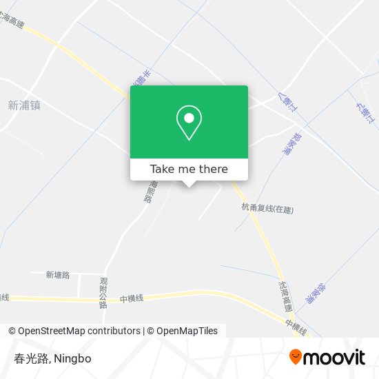 春光路 map