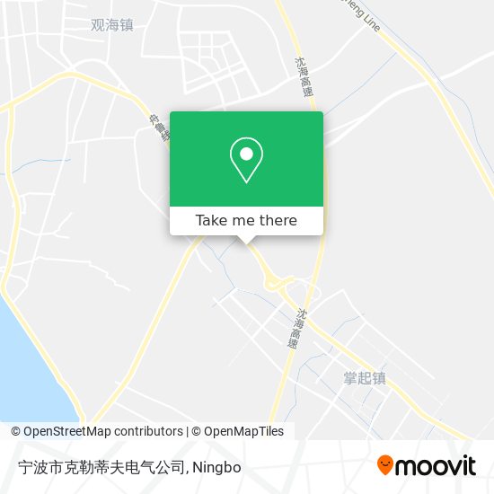 宁波市克勒蒂夫电气公司 map