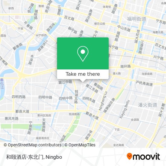 和颐酒店-东北门 map