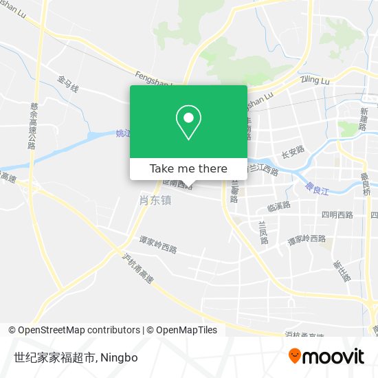世纪家家福超市 map