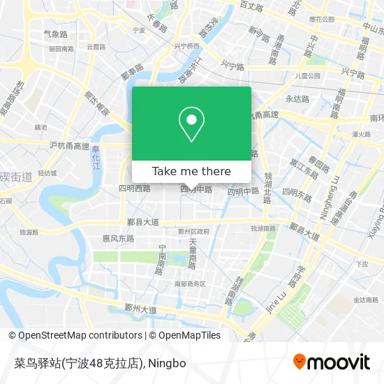 菜鸟驿站(宁波48克拉店) map