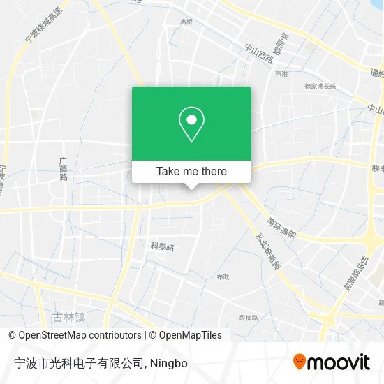 宁波市光科电子有限公司 map