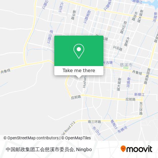 中国邮政集团工会慈溪市委员会 map