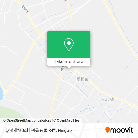 慈溪业银塑料制品有限公司 map