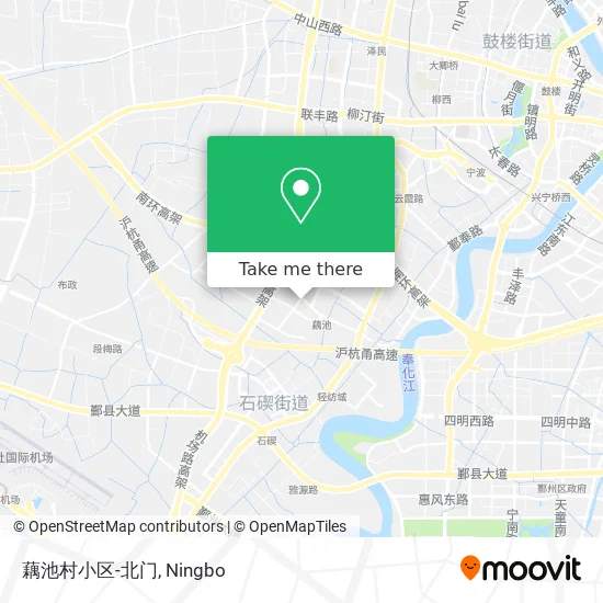 藕池村小区-北门 map