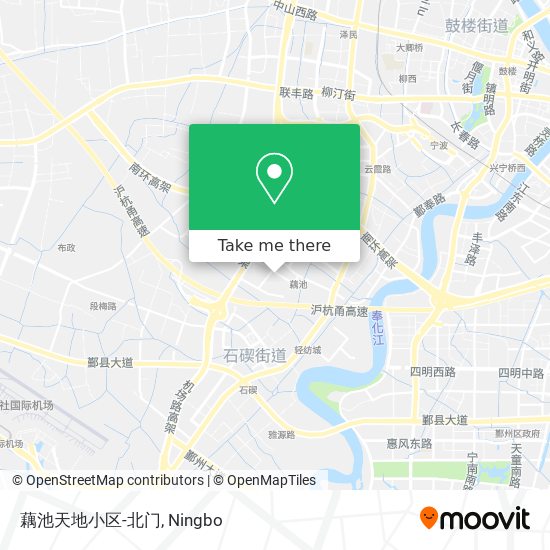 藕池天地小区-北门 map