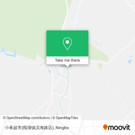 小蒋超市(莼湖镇滨海路店) map