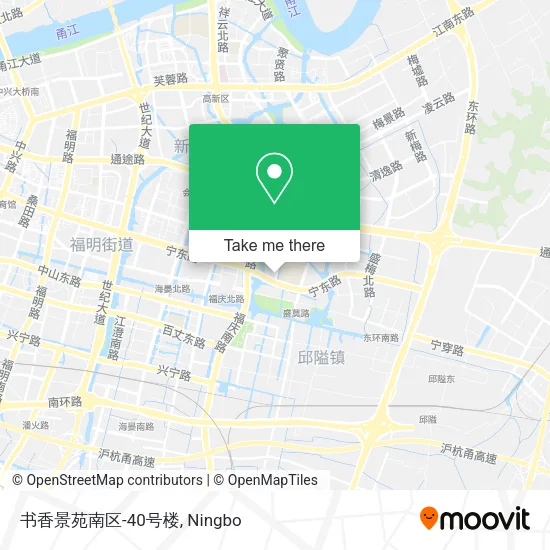 书香景苑南区-40号楼 map