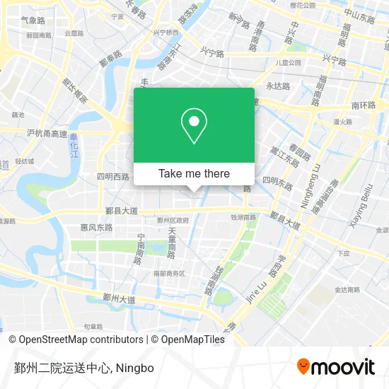 鄞州二院运送中心 map