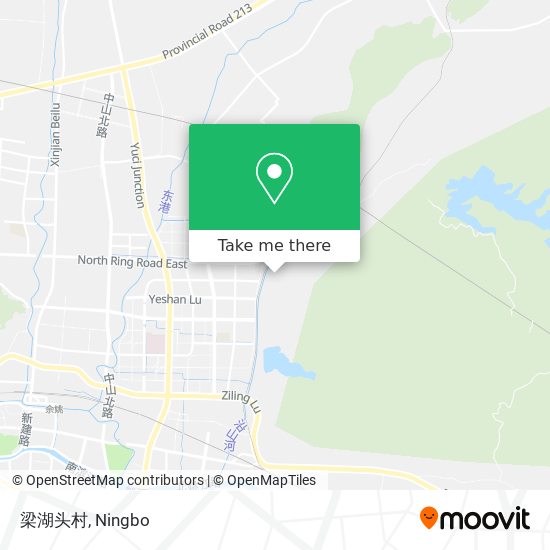 梁湖头村 map