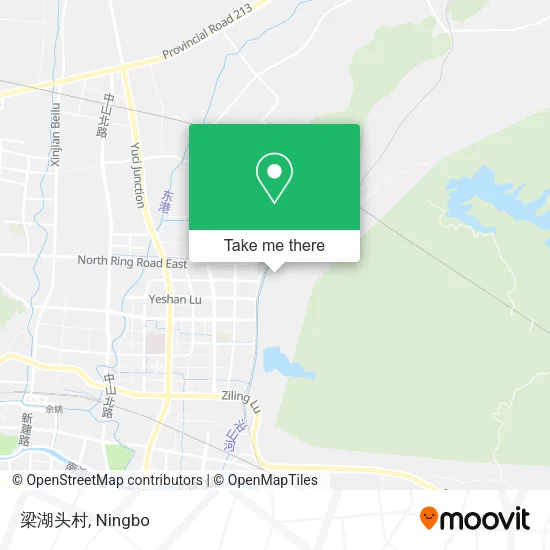 梁湖头村 map