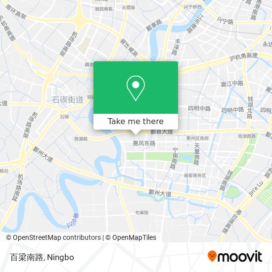 百梁南路 map