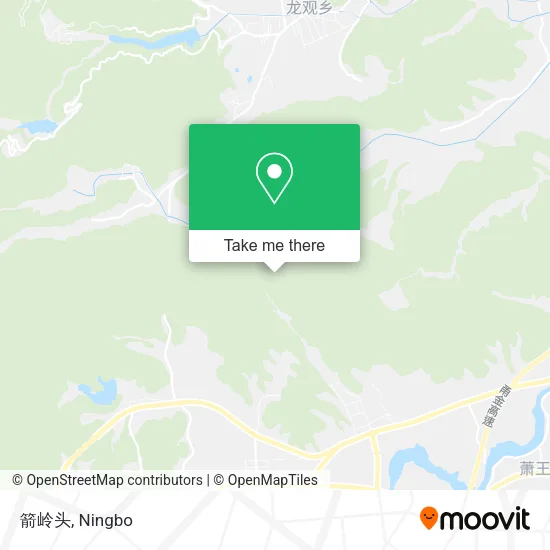 箭岭头 map