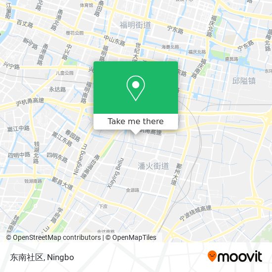 东南社区 map