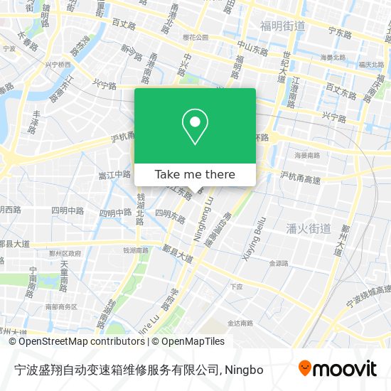 宁波盛翔自动变速箱维修服务有限公司 map