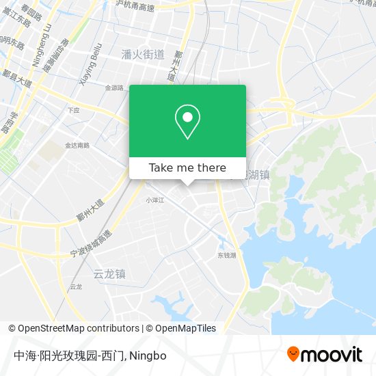 中海·阳光玫瑰园-西门 map