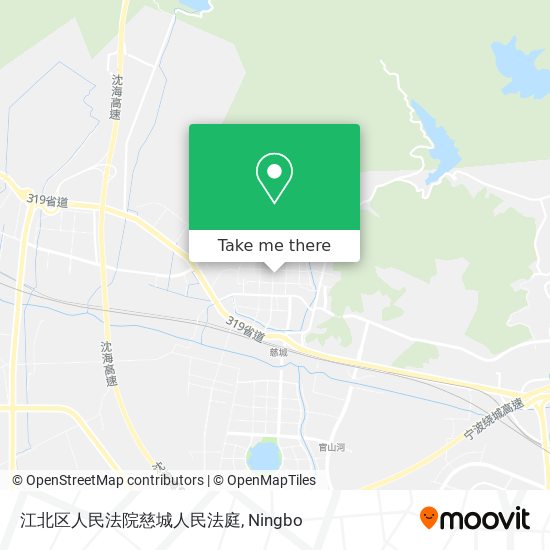 江北区人民法院慈城人民法庭 map