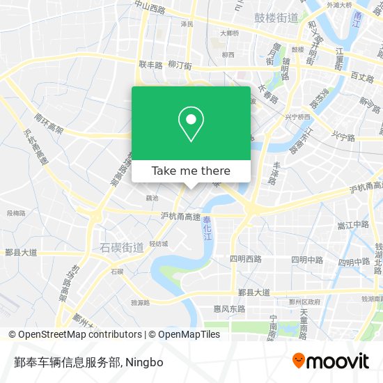 鄞奉车辆信息服务部 map
