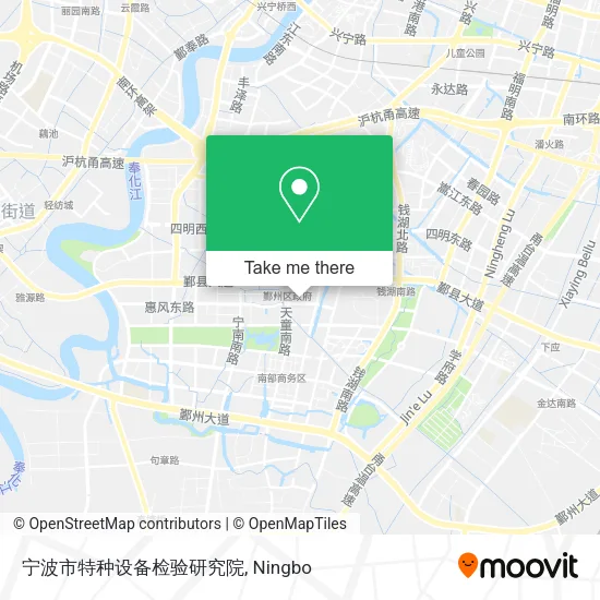 宁波市特种设备检验研究院 map
