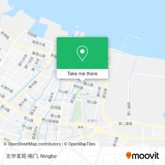 京华茗苑-南门 map