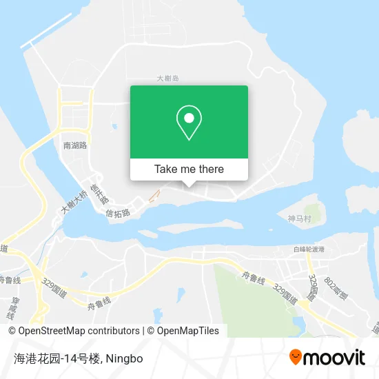 海港花园-14号楼 map