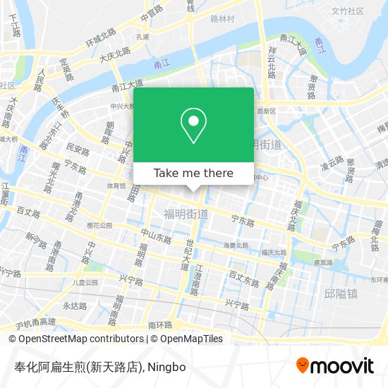 奉化阿扁生煎(新天路店) map