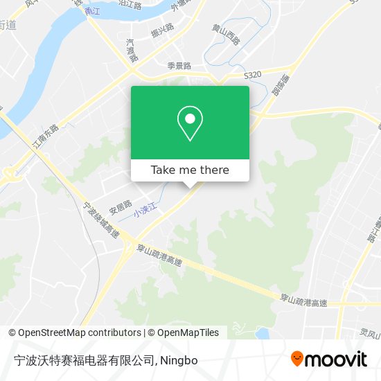 宁波沃特赛福电器有限公司 map