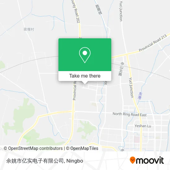 余姚市亿实电子有限公司 map