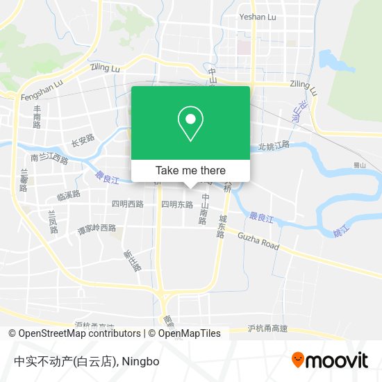 中实不动产(白云店) map