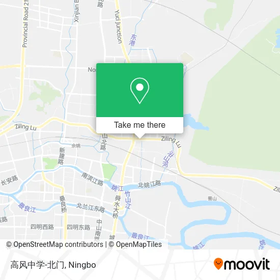 高风中学-北门 map