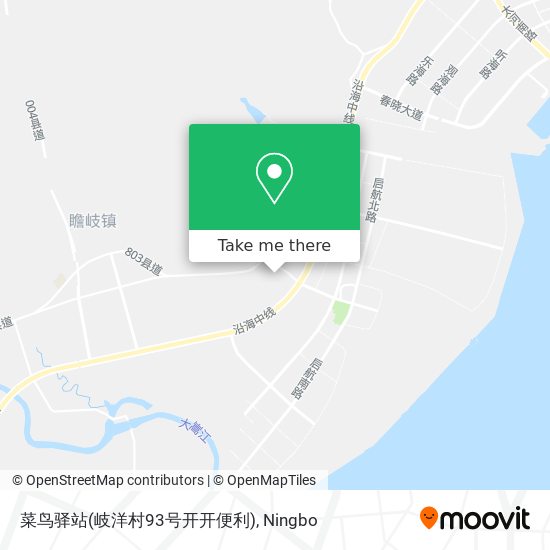 菜鸟驿站(岐洋村93号开开便利) map