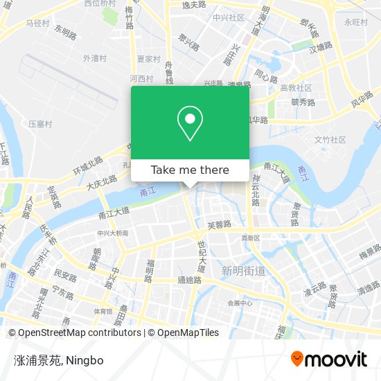 涨浦景苑 map