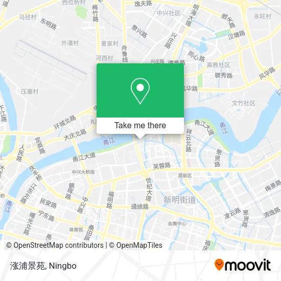 涨浦景苑 map