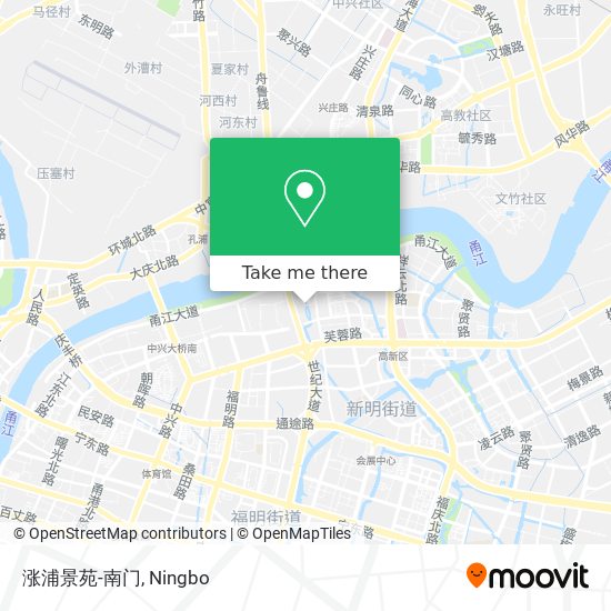 涨浦景苑-南门 map