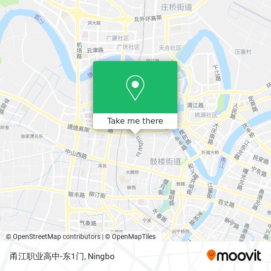 甬江职业高中-东1门 map