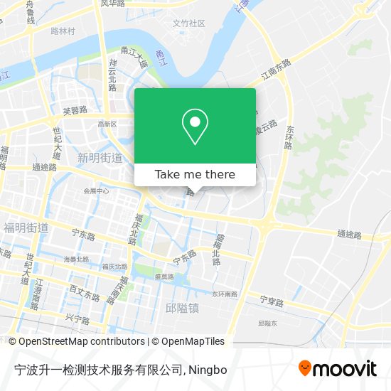 宁波升一检测技术服务有限公司 map