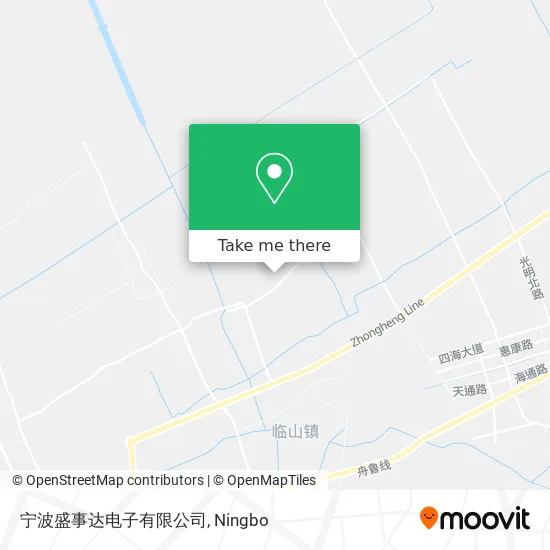 宁波盛事达电子有限公司 map