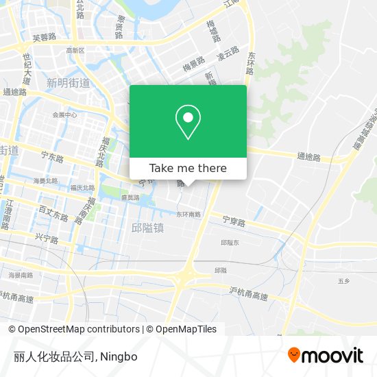 丽人化妆品公司 map