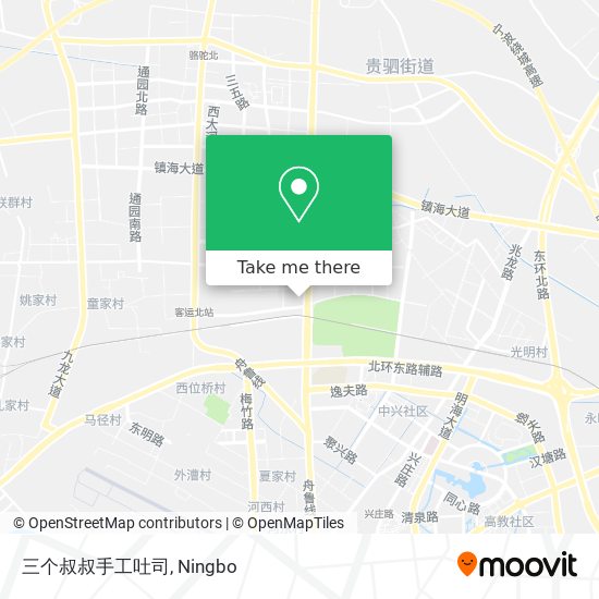 三个叔叔手工吐司 map