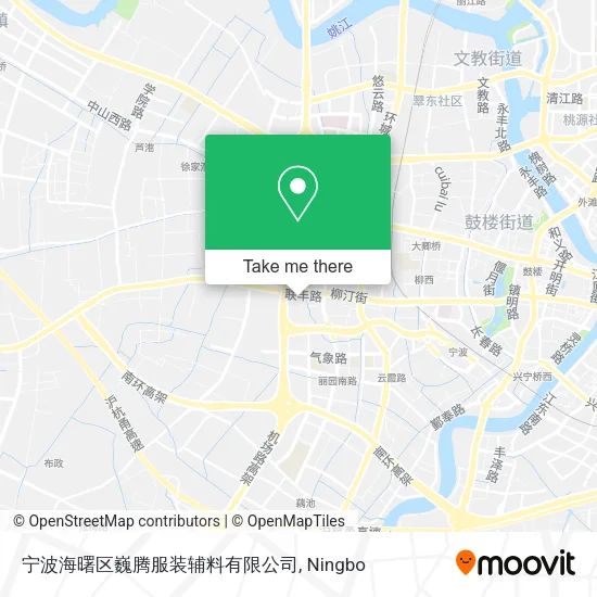 宁波海曙区巍腾服装辅料有限公司 map