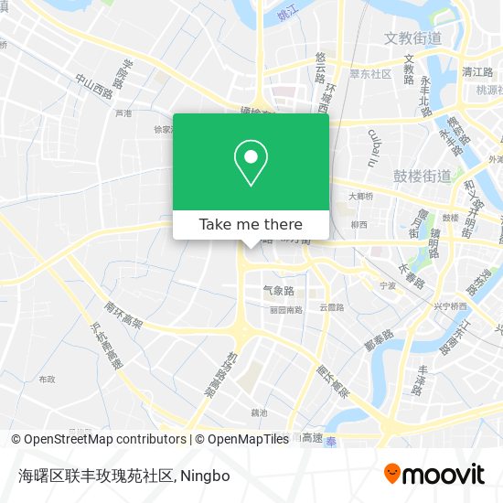海曙区联丰玫瑰苑社区 map