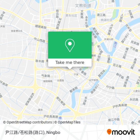 尹江路/苍松路(路口) map
