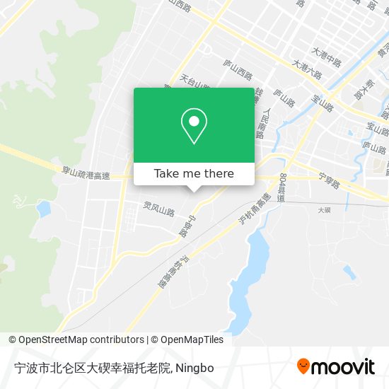 宁波市北仑区大碶幸福托老院 map