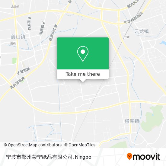 宁波市鄞州荣宁纸品有限公司 map