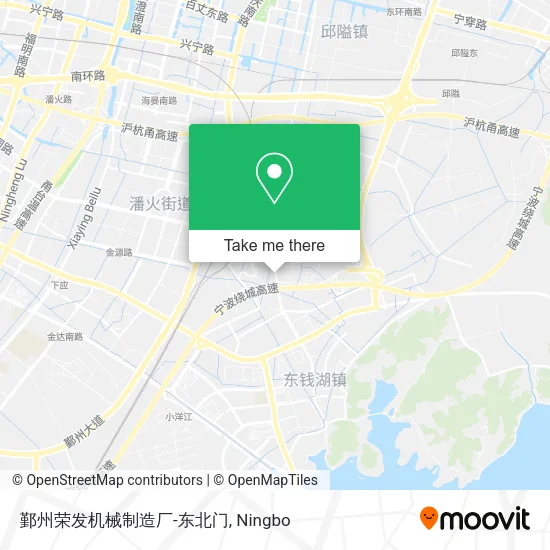 鄞州荣发机械制造厂-东北门 map