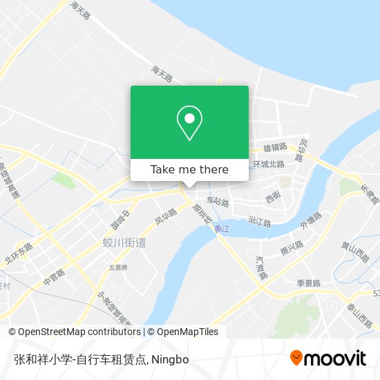 张和祥小学-自行车租赁点 map