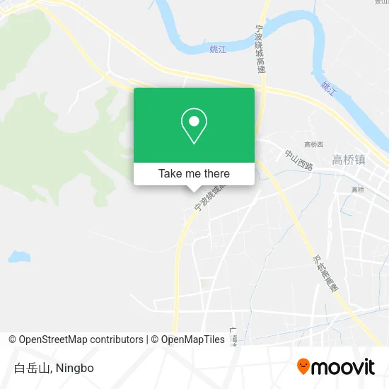 白岳山 map