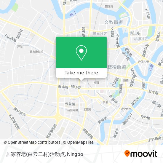 居家养老(白云二村)活动点 map