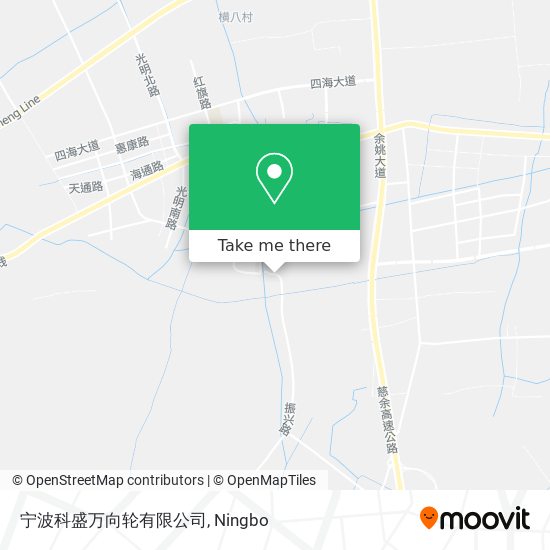宁波科盛万向轮有限公司 map